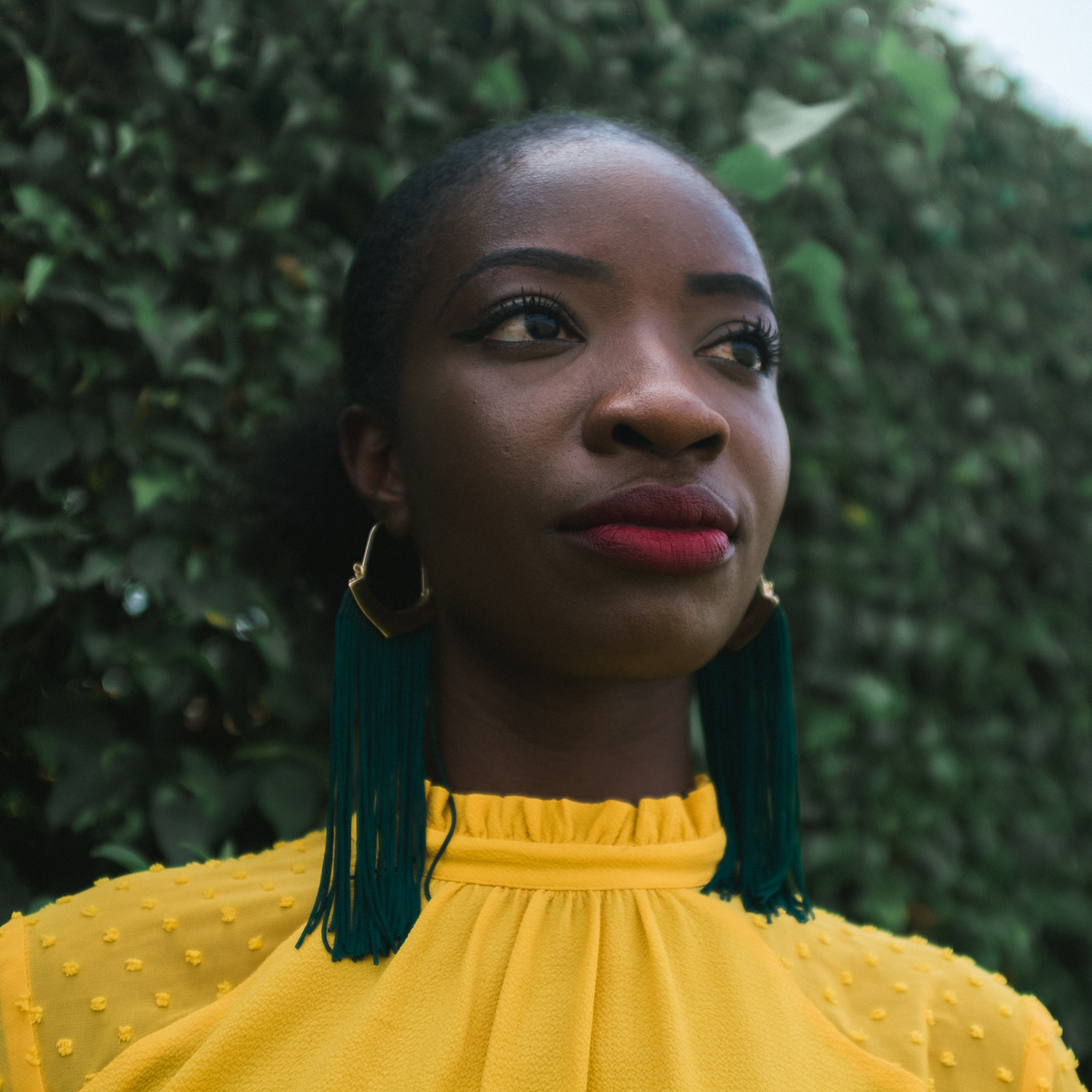 Osaah-Merry Christmas-Yellow Top-Yellow Skirt-Fringe-Style-Blogger 3