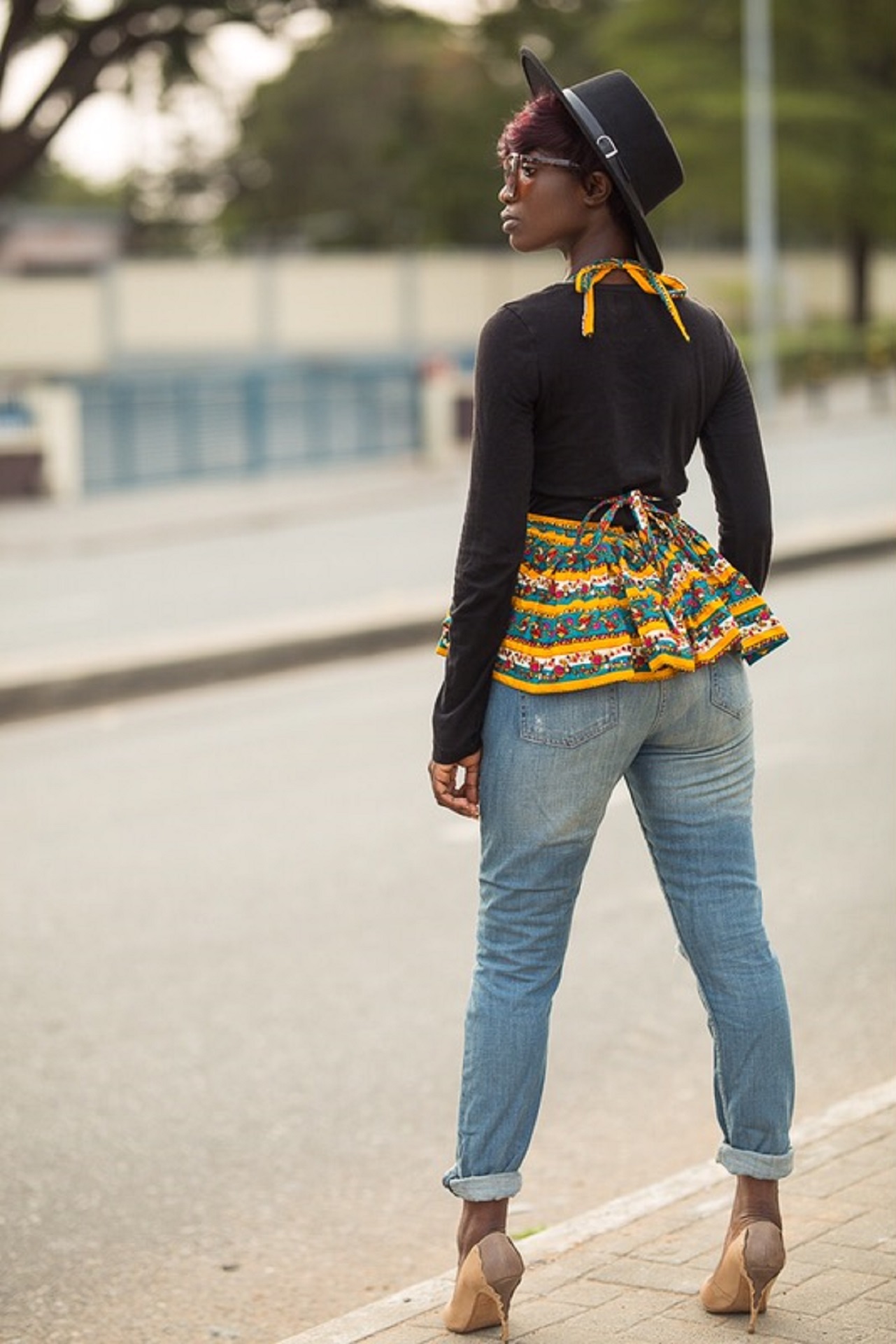 Osaah-Style-Street Style-Ankara-Denim-Simplicity 4