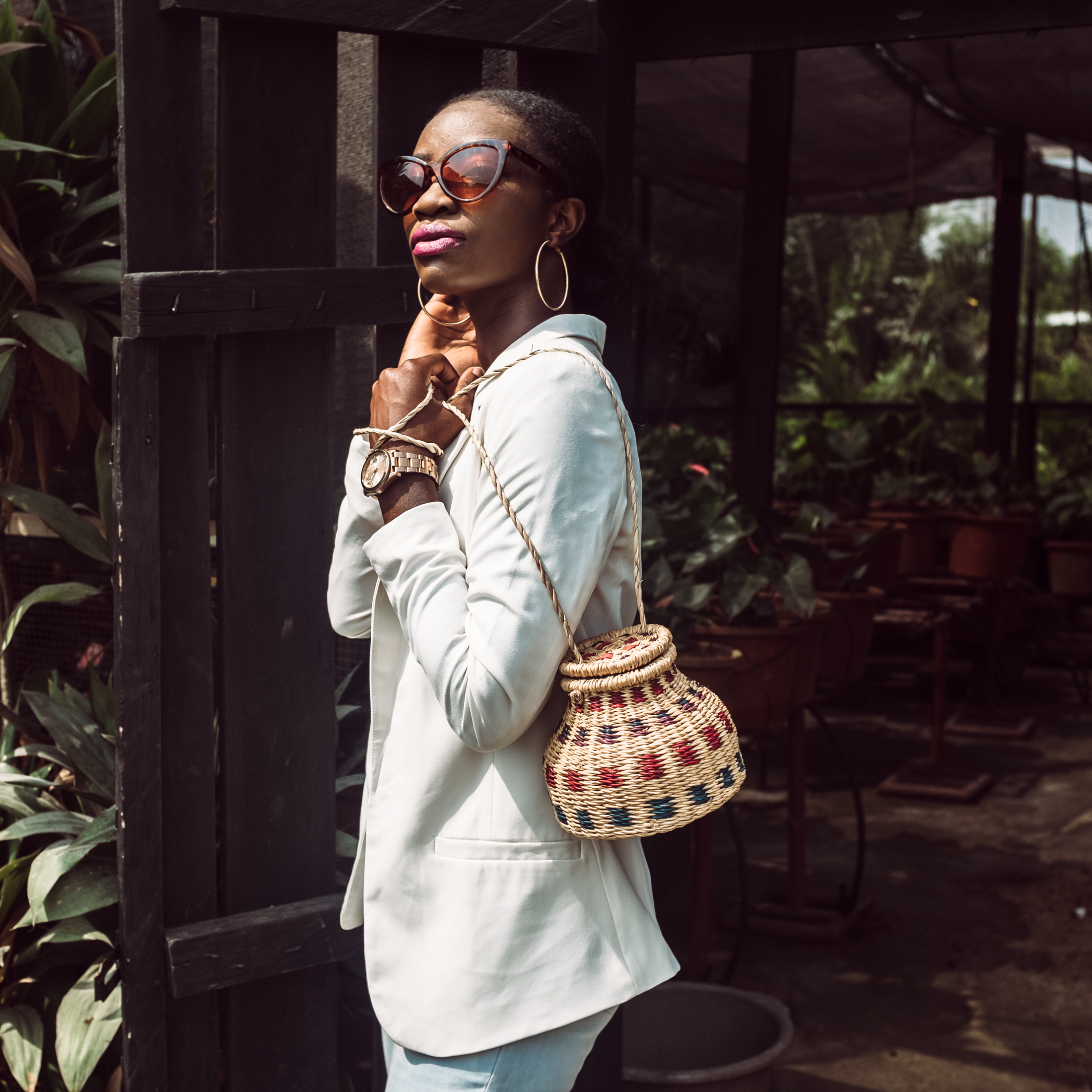 Osaah-Blazer-Woven Bag-Fossil Watch-Bell-Bottoms-Court Shoes-Google Pictures 7