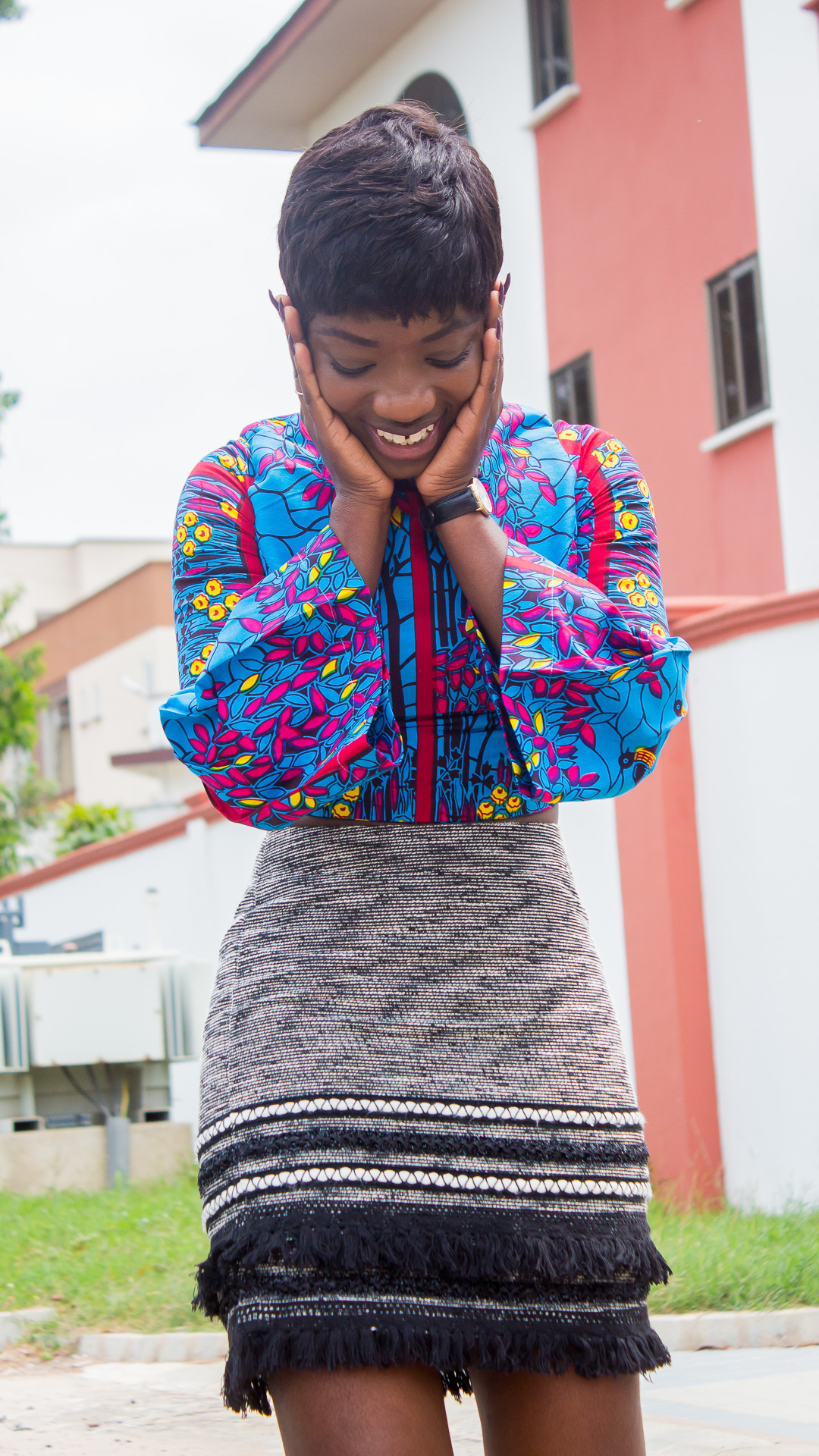 Osaah-Skin where-Ankara Crop Top-Next Skirt 4