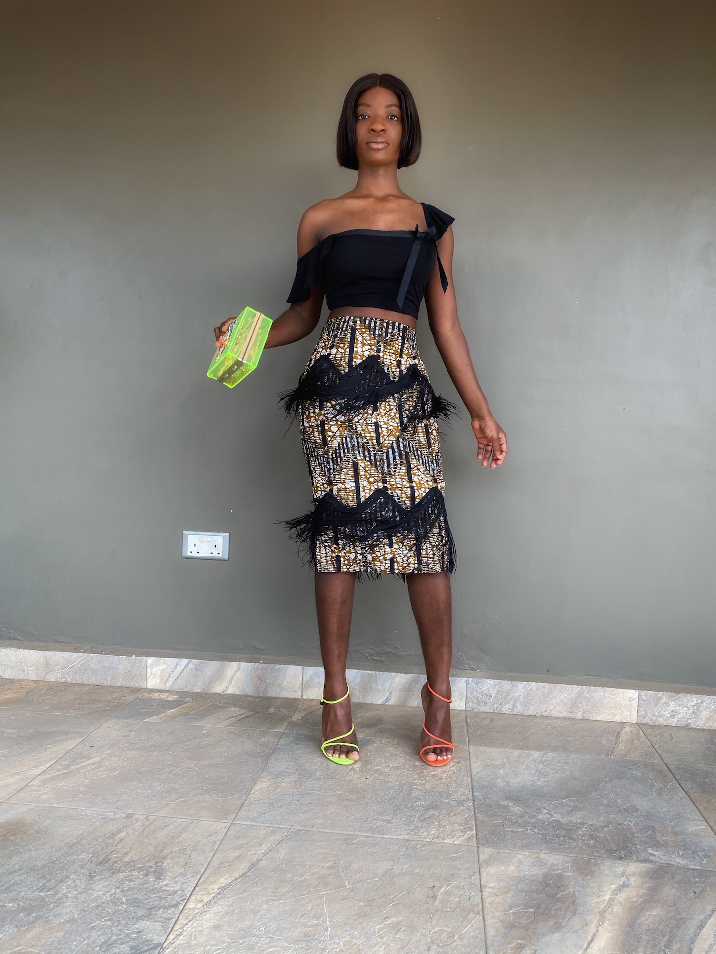 Osaah-Fringe Skirt 2
