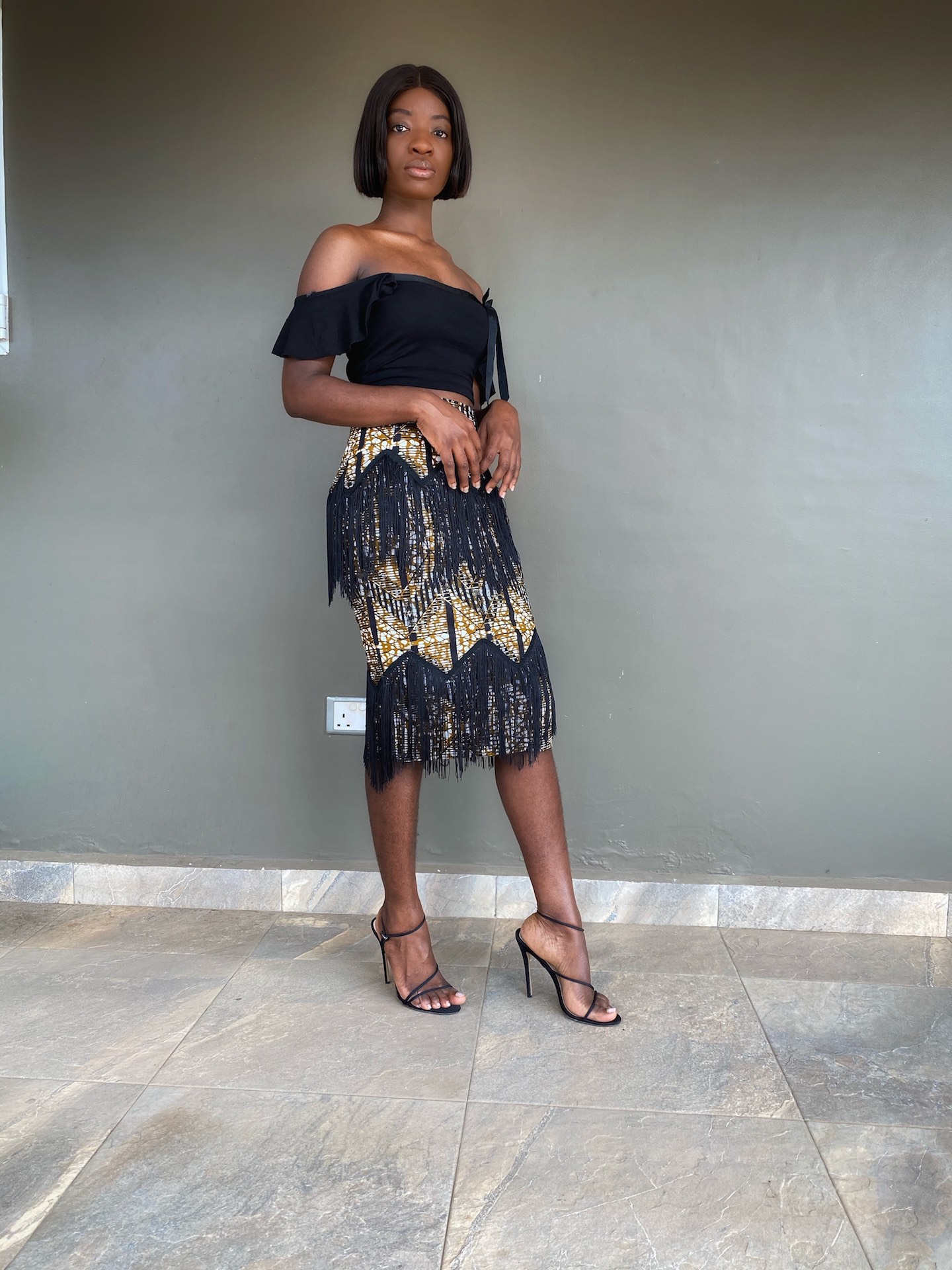 Osaah-Fringe Skirt 3