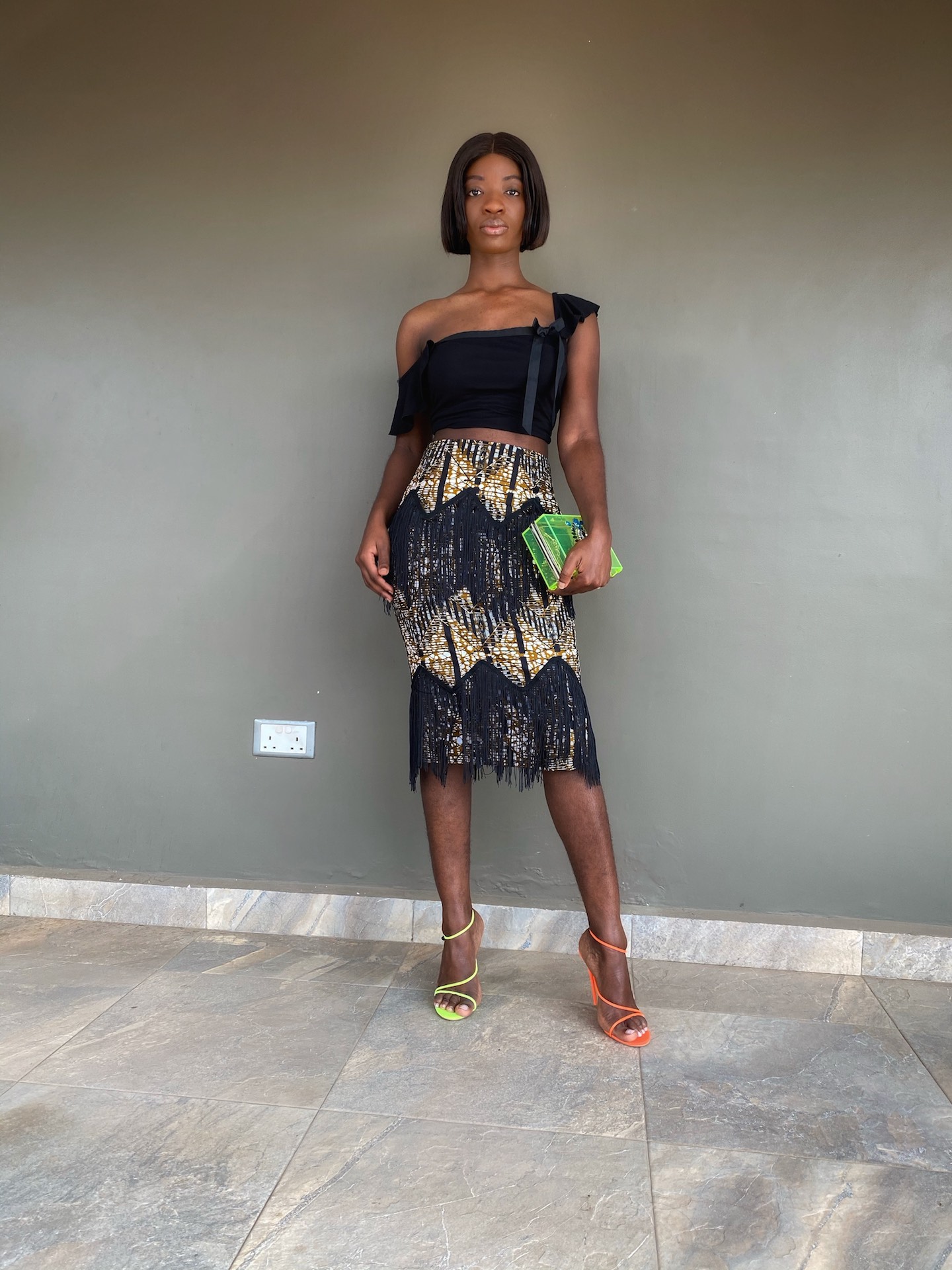 Osaah-Fringe Skirt 4